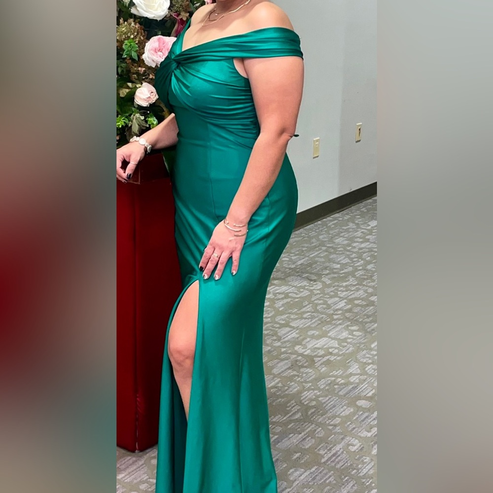 Calvin Klein Emerald long dress
